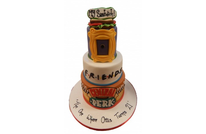 'Friends' Tiered Cake